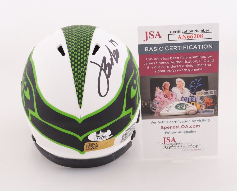 Jake Bobo Signed Seahawks Mini-Helmet (JSA COA) Seattle 2023 Rookie Receiver