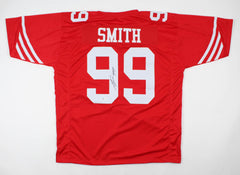 Aldon Smith Signed San Francisco 49ers Jersey (Beckett COA)  2012 Pro Bowl LB