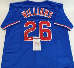 Billy Williams Signed Chicago Cub Jersey (JSA COA) 1972 Batting Champ / HOF 1987