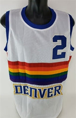 Alex English Signed Denver Nuggets Jersey (JSA COA) 8xNBA All-Star (1982–1989)