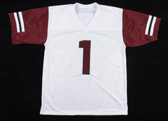 Jahan Dotson Signed Washington Commanders Jersey (JSA) 2022 1st Round Draft Pick