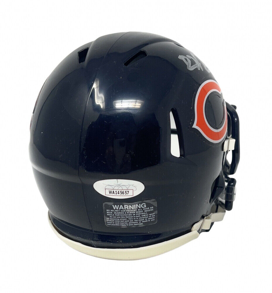 Devin Hester Signed Chicago Bears Speed Mini Helmet (JSA) All Pro Kick Returner