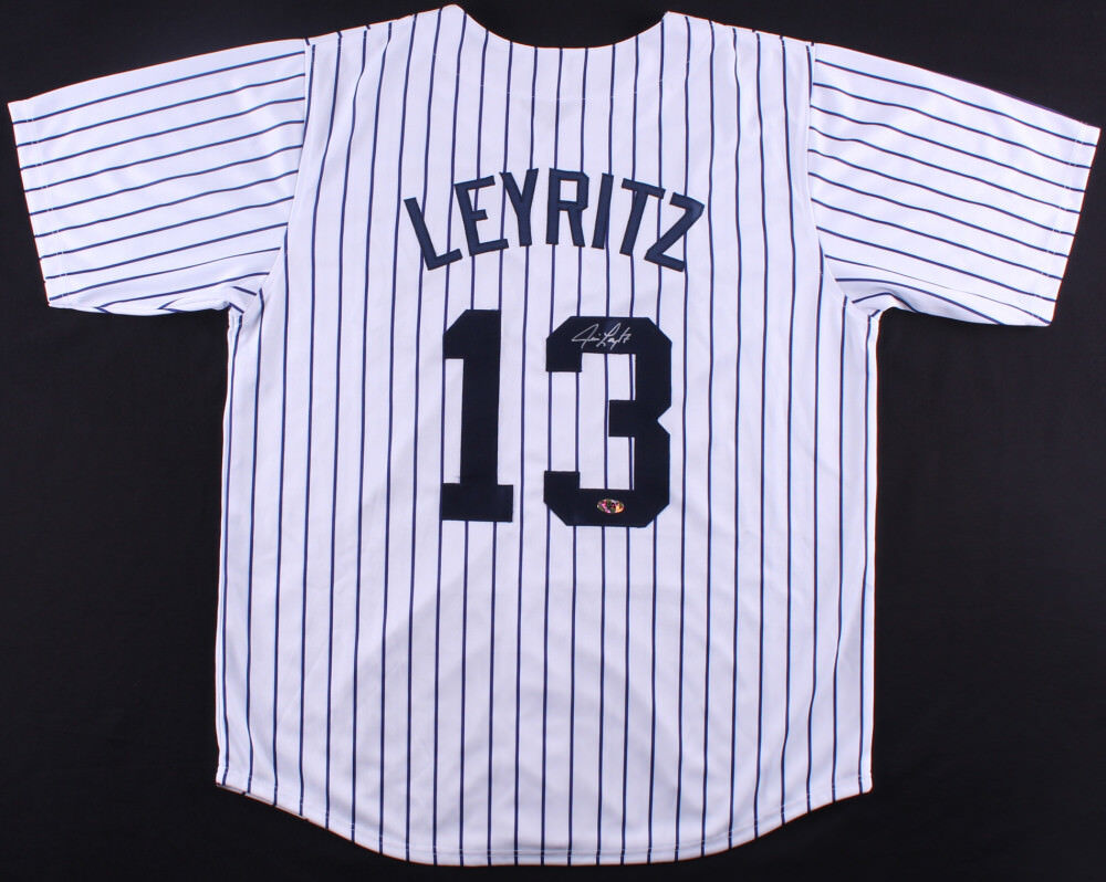 Jim Leyritz Signed Yankees Jersey (MAB Holo) 2× World Series champion 1996,1999