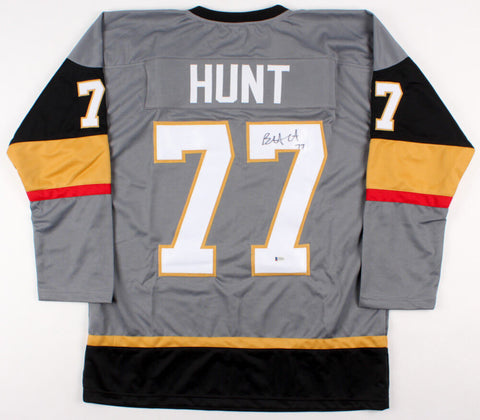 Brad Hunt Signed Golden Knights Jersey (Beckett COA) NHL Career 2012–present