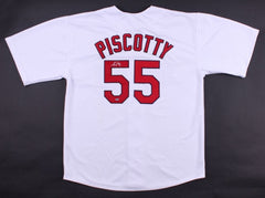 Stephen Piscotty Signed Cardinals Jersey (Schwartz COA) St. Louis Outfielder