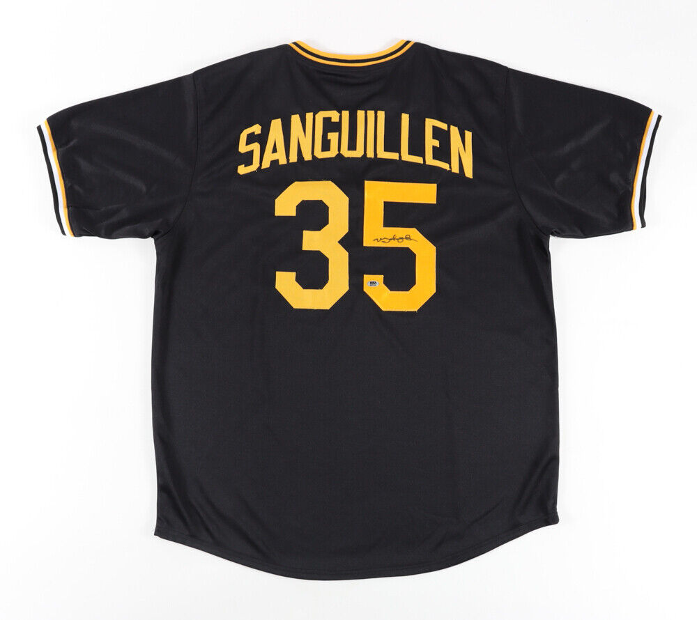 Manny Sanguillen Signed Pittsburgh Pirates Jersey RSA Holo 2xWorld