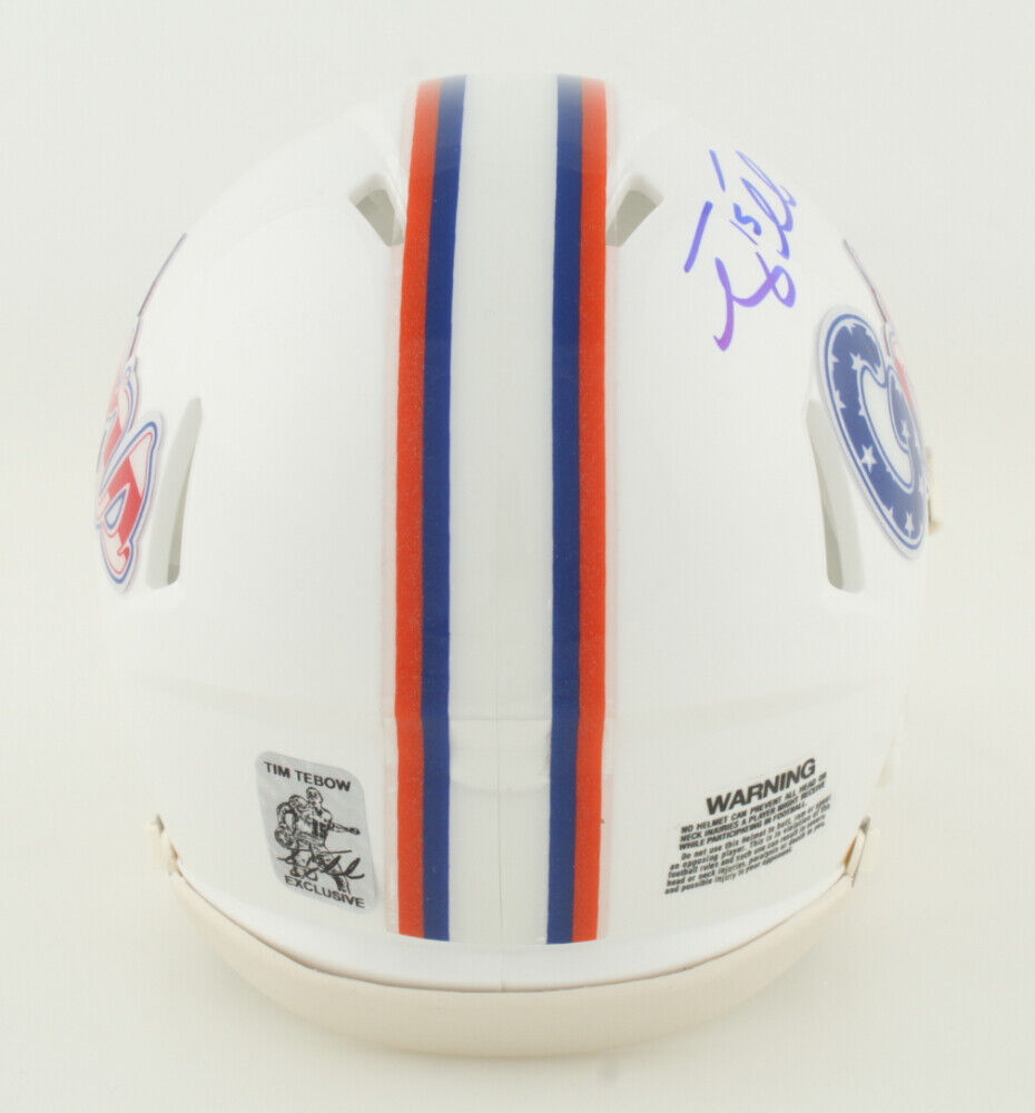 Tim Tebow Signed Florida Gators Ridell Mini Helmet (Tebow Holo) 2xBCS –  Super Sports Center