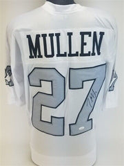 Trayvon Mullen Signed Oakland Raiders White Jersey (JSA COA) 2019 2nd Rd Pick DB