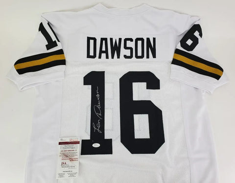 Len Dawson Signed Purdue Boilermakers Jersey (JSA COA) Super Bowl IV Champ & MVP