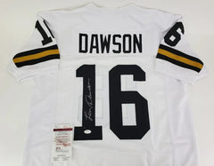 Len Dawson Signed Purdue Boilermakers Jersey (JSA COA) Super Bowl IV Champ & MVP