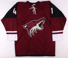 Mike Smith Signed Coyotes Jersey (Beckett) Playing career 2002–present Goalie