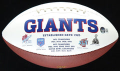 Tommy DeVito Signed New York Giants Logo Football (Beckett) Ex Syracuse Q.B.