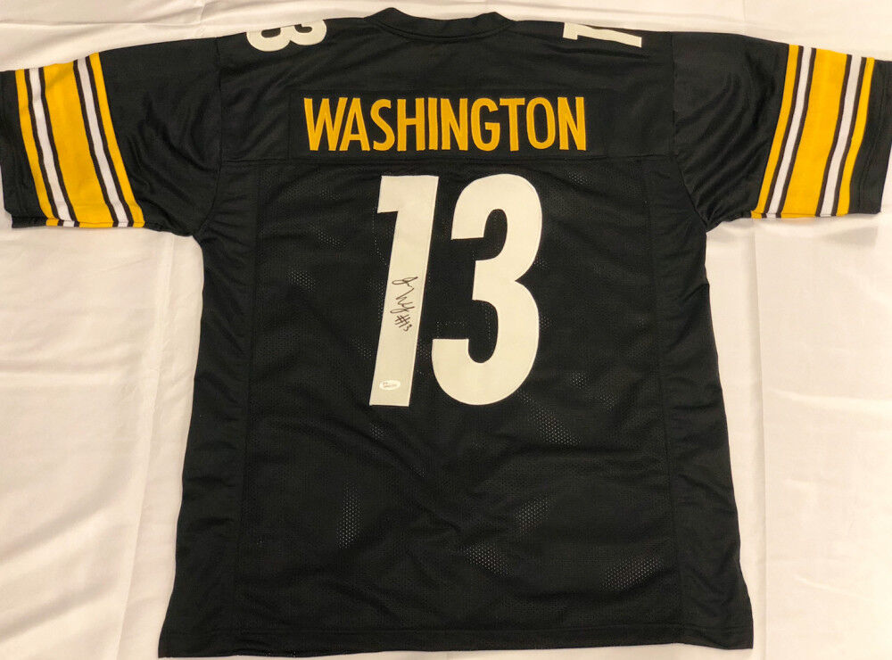 James Washington Signed Steelers Throwback Jersey (JSA Holo)2018 2nd Rd Pick W R