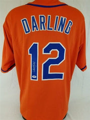 Ron Darling Signed New York Mets Orange Jersey (PSA COA) 1986 World Champions