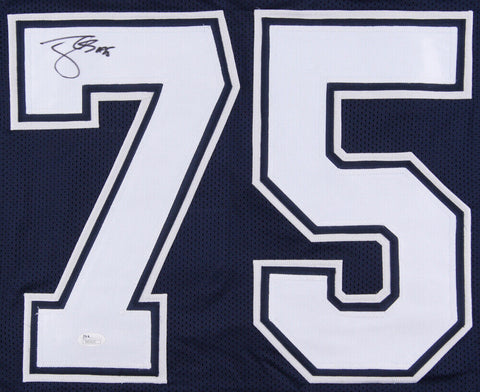 Tony Casillas Signed Cowboys Jersey (JSA) 2×Super Bowl champion (XXVII, XXVIII)