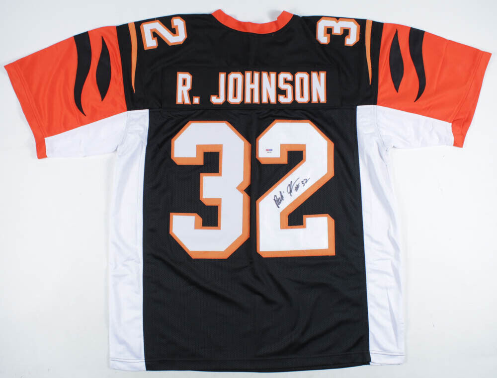 Rudi Johnson Signed Cincinnati Bengals Jersey (PSA Hologram) 2004 Pro –