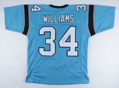 DeAngelo Williams Signed Carolina Panthers Jersey (PSA COA) Ex Memphis Tiger R.B