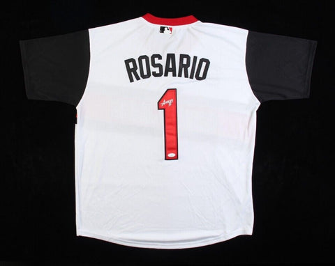 Amed Rosario Signed Futures Games Jersey (JSA COA) Cleveland Guardians Shortstop