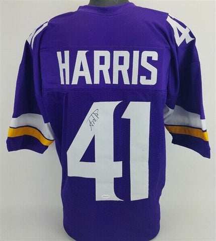 Anthony Harris Signed Minnesota Vikings Throwback Jersey (TSE COA)Defensive Back