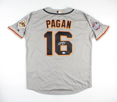 Angel Pagan Signed San Francisco Giants Jersey (JSA COA) 2012 World Series Patch
