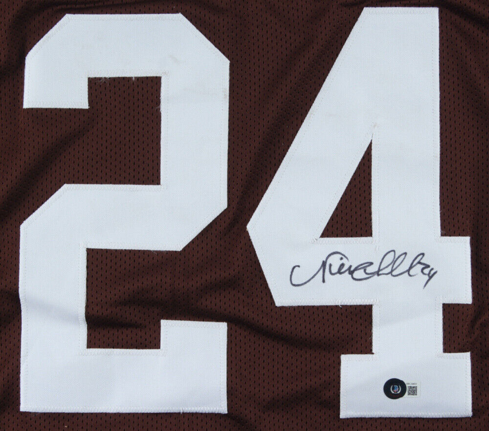 Nick Chubb Autographed Signed Jersey - Brown - Beckett Authentic 