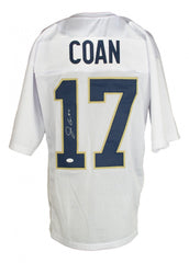 Jack Coan Signed Notre Dame Fighting Irish Jersey (JSA COA) 2021 Starting Q.B