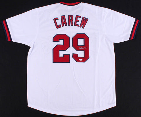 Rod Carew Signed California Angels Jersey (JSA) 18×All-Star (1967–1984) 1977 MVP