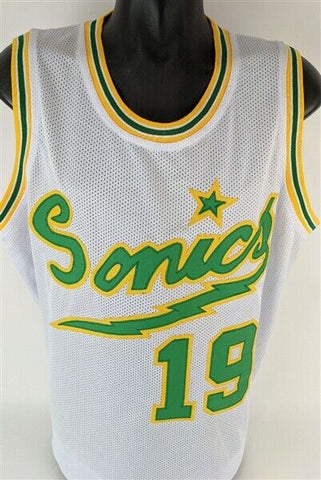 Lenny Wilkens Signed Seattle Supersonics Jersey (JSA COA) 9xNBA All Star / H.O.F
