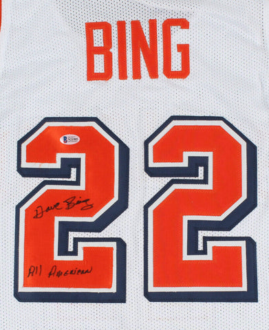 Dave Bing Signed Syracuse University Jersey Inscribed"All American"(Beckett COA)