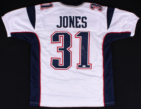 Jonathan Jones Signed Patriots Jersey (JSA) 2xSuper Bowl Champion Cornerback