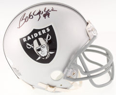 Bob Golic Signed Raiders Mini Helmet (JSA COA) 3xPro Bowl Defensive Tackle