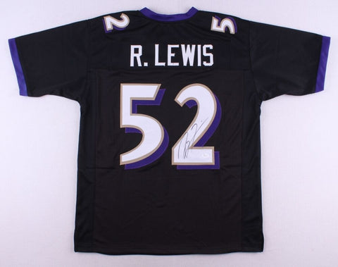 Ray Lewis Signed Ravens Jersey (JSA Holo) 13xPro Bowl L.B. / 2xSuper Bowl Champ