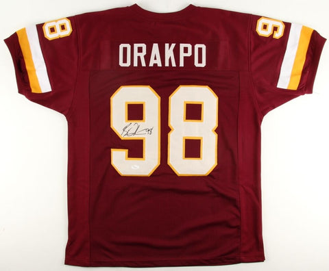 Brian Orakpo Signed Redskins Jersey (JSA) 4× Pro Bowl (2009, 2010, 2013, 2016)