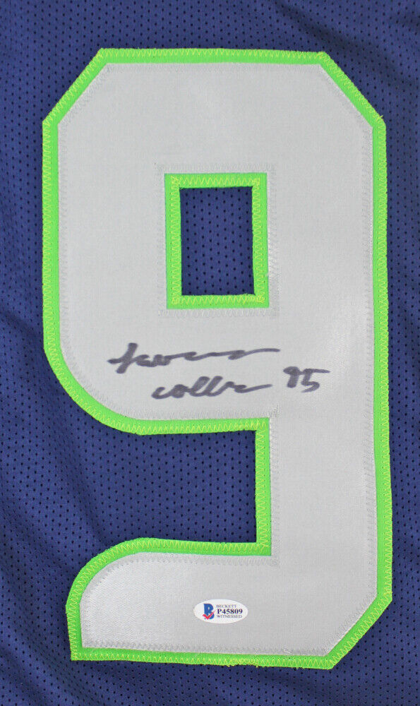 L.J. Collier Signed Seahawks Jersey (Beckett) Seattle 2019 1st Rd Draf –