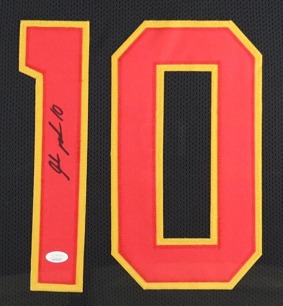 Isiah Pacheco Signed Kansas City Chiefs 35x43 Framed Jersey (JSA) Rook –