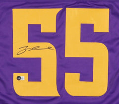 Za'Darius Smith Signed Minnesota Vikings Purple Color Rush Jersey (JSA COA) L.B.