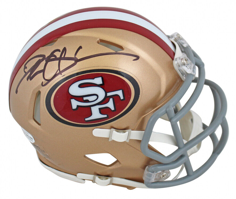 Deion Sanders Signed San Francisco 49ers Mini Helmet (Beckett COA) 8xPro Bowl DB