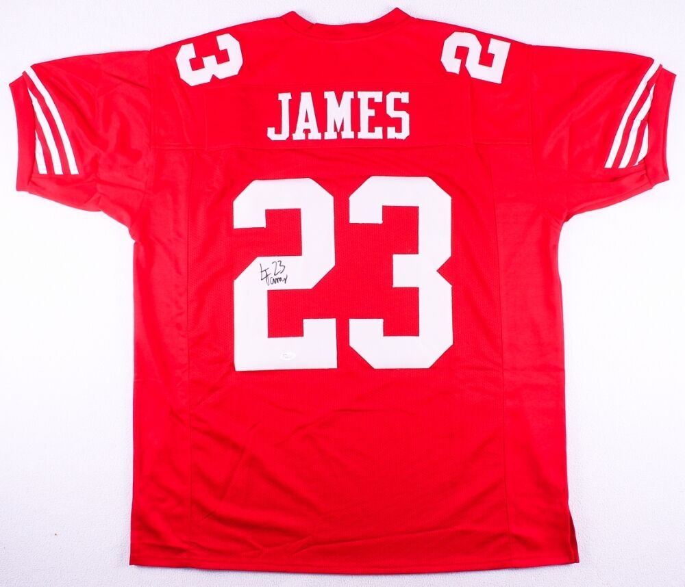 LaMichael James Signed San Francisco 49ers Jersey (JSA COA) –