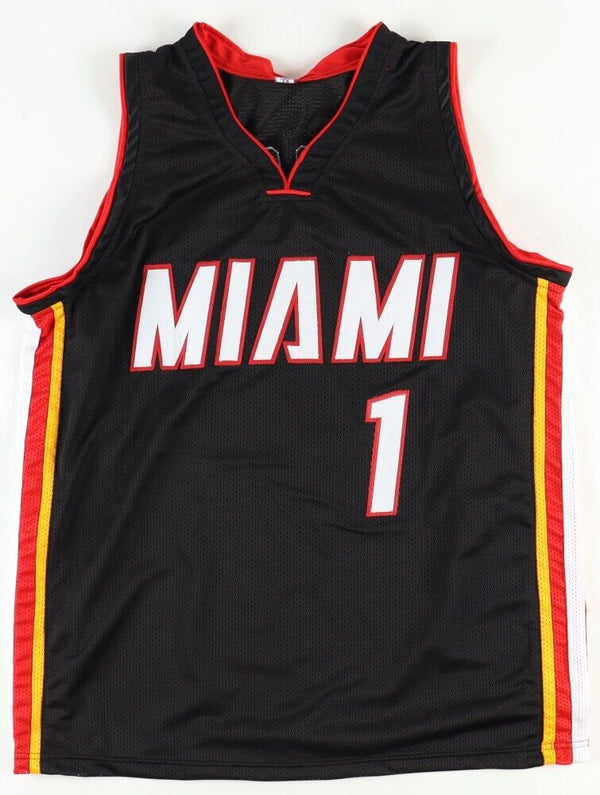 Chris Bosh Hand Signed Miami Heat Home Court Jersey w/COA