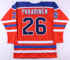 Iiro Pakarinen Signed Oilers Jersey (Beckett COA) Playing career 2009–present