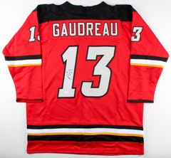Johnny Gaudreau Signed Flames Jersey (JSA Hologram) Playing career 2014–present