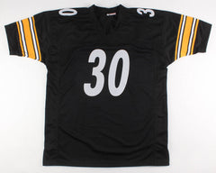 James Conner Signed Steelers Black Home Jersey (Beckett COA) Pittsburgh #1 R.B.