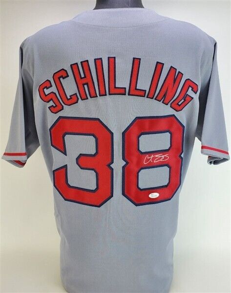 Curt Schilling Signed Boston Red Sox Jersey (JSA COA) 3xWorld Series C –