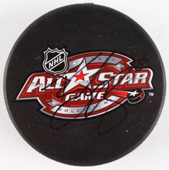 Brent Burns Signed 2011 All-Star Game Logo Puck (Beckett COA) San Jose Sharks