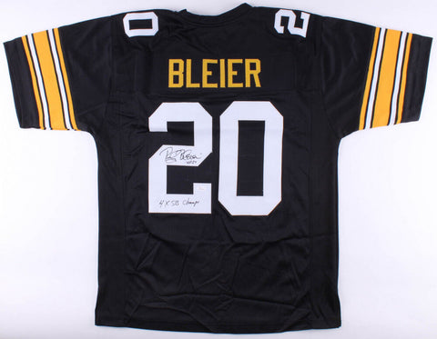 Rocky Bleier Signed Pittsburgh Steelers Jersey Inscribed "4xSB Champs" (JSA COA)
