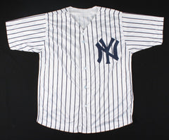 Deivi Garcia Signed New York Yankees Jersey (JSA COA) N.Y. Pitching Prospect