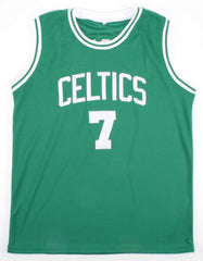 Dee Brown Signed Celtics Jersey (PSA COA) Boston's 1990 1st Round Pk / Guard