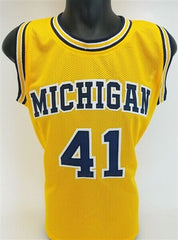 Glen Rice Signed Michigan Wolverines Jersey (PSA/DNA COA) #4 Overall Pick 1989