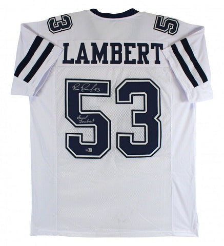 Bill Romanowski Signed Jersey Inscr. "Guard Lambert" (Beckett) "The Longest Yard