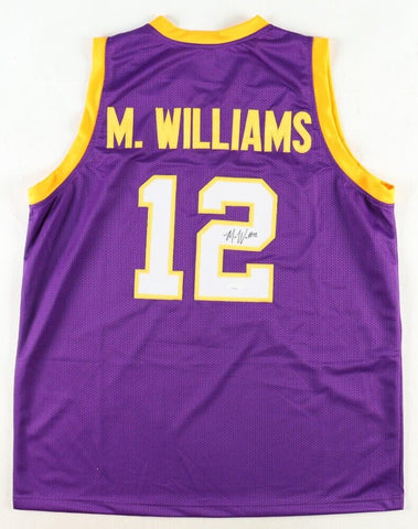 Mikaylah Williams Signed LSU Lady Tigers NCAA Basketball Jersey (JSA)
